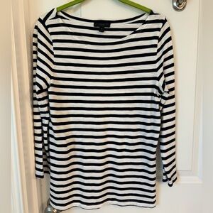 Jcrew Knit Boatneck Top 3/4 sleeve. Size XS but Oversized